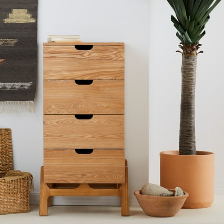 MoDRN Naturals Milo 4 Drawer Tall Dresser