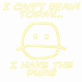 thumbnail image 3 of CafePress - I Can't Brain Today T Shirt - Men's Classic Cotton T-Shirts, 3 of 3