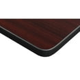 thumbnail image 4 of Regency 48 Square X-Base Breakroom Table- Mahogany & 4 Restaurant Stack Chairs- Black, 4 of 10