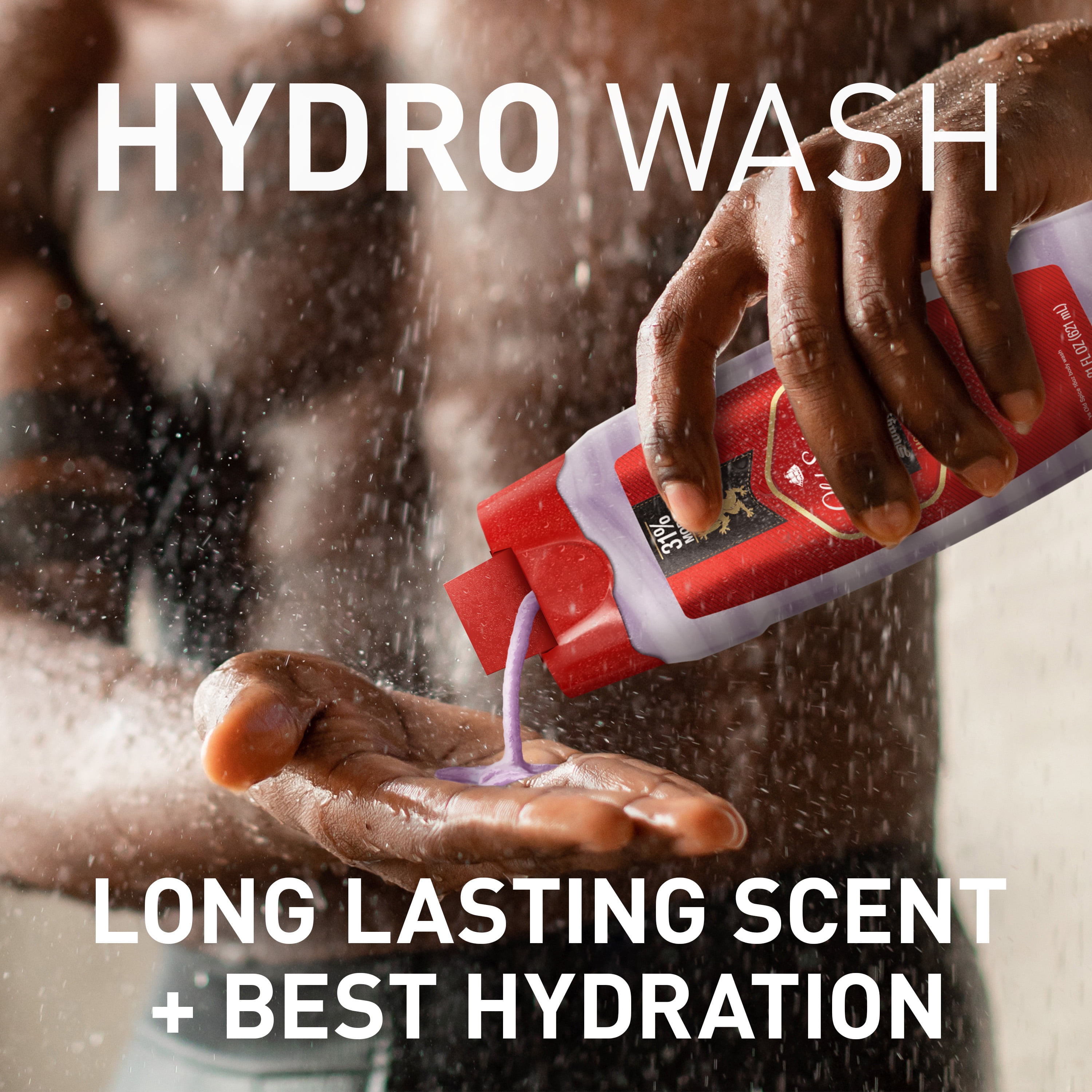 Old Spice Men's Moisturizing Hydro Body Wash, Swagger Scent, for All Skin Types, 21 fl oz, Twin Pack