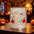 thumbnail image 6 of WWC Halloween Icon Glass Cup, 14 oz Bat Ghost Pumpkin Speckled Stemless Crystal Juice Glasses, Halloween Decor Drinkware for Party and Everyday, 6 of 6
