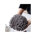 thumbnail image 2 of Holzlrgus 2 Pack Chenille Hand Towels - Kitchen Hand Towels with Loop - Hanging Hand Towels for Bathroom - Soft Absorbent Hand Bath Towels (2 Grey), 2 of 7
