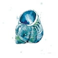thumbnail image 3 of Robinson, Carol 12x12 Black Modern Framed Museum Art Print Titled - Blue Shell Soothe, 3 of 5