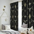 thumbnail image 5 of Western Blackout Curtains, Southwest Tribal Aztec Bull Skull Cowboy Theme Rustic Rural Western Boho Curtains for Bedroom Living Room Kitchen Farmhouse Decor Drapery Treatments 2 Panels, 52"x84" Inch, 5 of 5