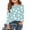#A05-Light Blue, variant on Abcomgle Long Sleeve Shirts for Girls 7-8 Crewneck Fall T-Shirts for Kids Girls Trendy Basic Girls Tops Cute Daisy Flower Print Girls Tunic Tops 4-5 Years,Army Green