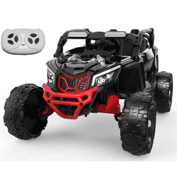 24V 400W Kids Ride‑On UTV with Parental Remote Control, 4‑Wheel Suspension Electric Toy Car with 3‑Speed Setting for Children Ages 3