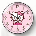 thumbnail image 2 of Hello kitty-reloj silencioso de estilo occidental para habitación de niños, reloj creativo de animación de dibujos animados, hora automática, onda de radio, 2 of 4