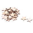 thumbnail image 1 of Estrella de Madera Beige Unique Bargains Bricolaje Accesorios Artesanales 20 x 20mm 30Pcs, 1 of 2