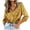 Yellow, variant on Plus Size Tops Womens Button Down Blouses Blouse Satin Silk Shirts Casual Loose Long Sleeve Office Work Tunic Tops