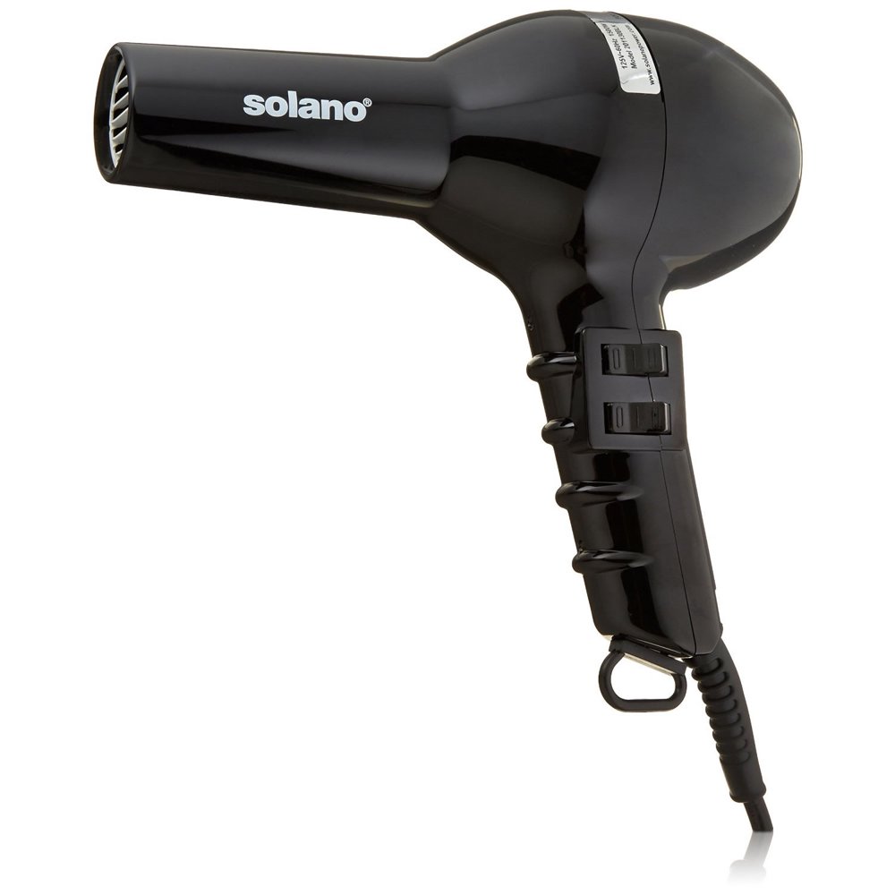 Solano Solano Original 130 Professional Hair Dryer, Black Walmart