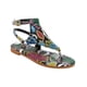 thumbnail image 2 of Sandalias planas para mujer Zapatos romanos con estampado de piel de serpiente en espiga Playa para mujer Wmkox8yii shjk6726, 2 of 6
