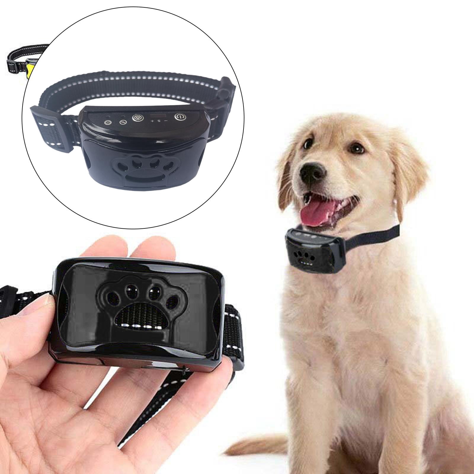 Collar Anti-ladridos Para Perros Recargable - 3 Modos De Entrenamiento, Sensibilidad Ajustable, Resistente Al Agua IP67
