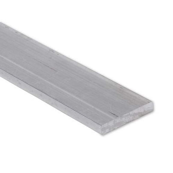 4 FT - 2" x 1/8" Aluminum Flat Bar 6063 Alloy T-6 Temper