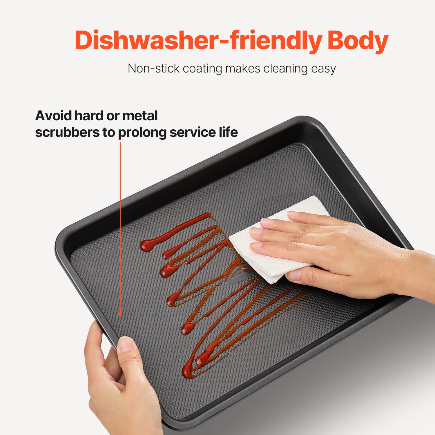 KFFKFF Cookware Set, Trio, Carbon Steel Nonstick Baking Sheets & Trays, Oven-Safe Kitchen Bakeware Sets with Silicone Grips, Effortless Cleaning, Ideal for Baking Cookies, Cakes, Muffins, and Bread