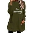 thumbnail image 2 of VgaVtl Long Sleeve Womens Shirts Fuzzy Fall Winter Womans Tops Graphic Green Warm Casual Loose Shirts,M, 2 of 4