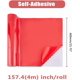thumbnail image 2 of Rollo de vinilo adhesivo metálico rojo de 38 x 4 m, pegatinas de pared de PVC autoadhesivas, despegables y pegables, para decoración de pared, para armarios de coche, decoración del hogar., 2 of 7