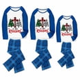 thumbnail image 2 of LuLiaMenton Family Christmas Pajamas, Red Plaid WE ARE FAMILY Matching Sleepwear, 2-3T-Kid, 2 of 6