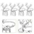 thumbnail image 3 of MasteelfCA 6Pcs Decorative Napkin Buckles Metal Napkin Rings Creative Dining Decors Practical Napkin Holders, 3 of 8