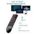 thumbnail image 1 of Q2 Air Mouse Gyroscope Rétroéclairé Sans Fil Apprentissage IR 2.4GHz RF Télécommande Vocale Intelligente pour TOX1 Android TV Box vs G20S PRO, 1 of 5