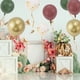 thumbnail image 5 of Globos de látex únicos para fiestas con cinta, globos de helio redondos de 10 pulgadas para decoración de fondo de bodas, graduaciones, aniversarios y fiestas de cumpleaños, 20 piezas, 5 of 6