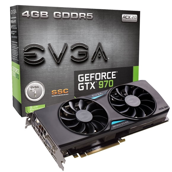 Tarjeta gráfica EVGA GeForce GTX 970 4GB SSC Gaming ACX 2.0+