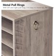 thumbnail image 6 of Literature Organizer, 27 Compartments Wooden Mail Organizer, Countertop Literature Sorter with Adjustable Shelves for Home, Office, School, Student Mailbox for Classroom, Rustic Brown FG27WF01, 6 of 18