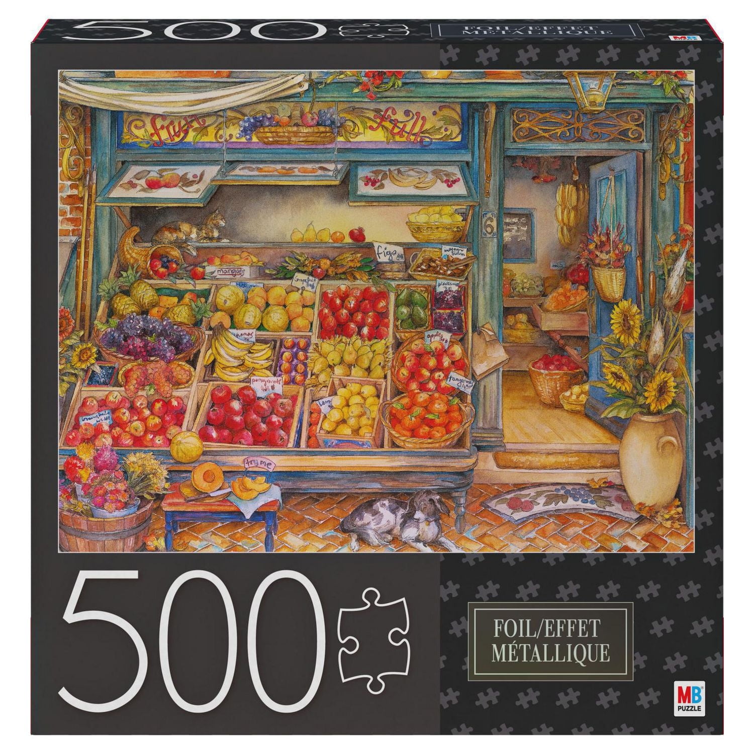 500-Piece Adult Jigsaw Puzzle with Foil Accents, Fruitful