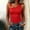 #045-Red, variant on TaTaai Women Camisole Slim Fit One Shoulder Sleeveless Ribbed Solid Color Layering Tank Soft Breathable Summer Essential Top Gift