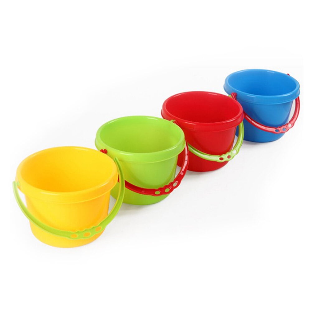 4pcs Creative Sand Tools Beach Kids Children Playing Water Toys Plastic Beach Pails Buckets for