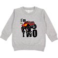 thumbnail image 2 of Inktastic 2nd Birthday Monster Truck Toddler Sweatshirt, 2 of 4