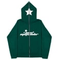 thumbnail image 5 of Sudaderas oscuras europeas y americanas para hombre y mujer, sudaderas con capucha góticas para parejas, sudaderas de Cremallera larga de talla grande Harajuku 2023, 5 of 5