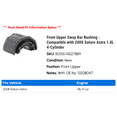 thumbnail image 2 of Front Upper Sway Bar Bushing - Compatible with 2008 Saturn Astra 1.8L 4-Cylinder, 2 of 2