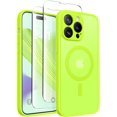 thumbnail image 1 of Funda CAPRARO Magnética para iPhone 14 Pro Verde Fluorescente, 1 of 7