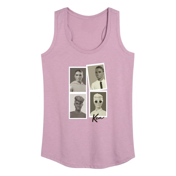 Barbie - Ken Doll Classic Photography - Women's Racerback Tank Top