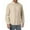 Khaki, variant on Men's Casual Linen Shirt Breathable Long Sleeve Stand Collar Top for Spring and Autumn Fashion Versatile Pocket Design for Everyday Wear and Outdoor Activities