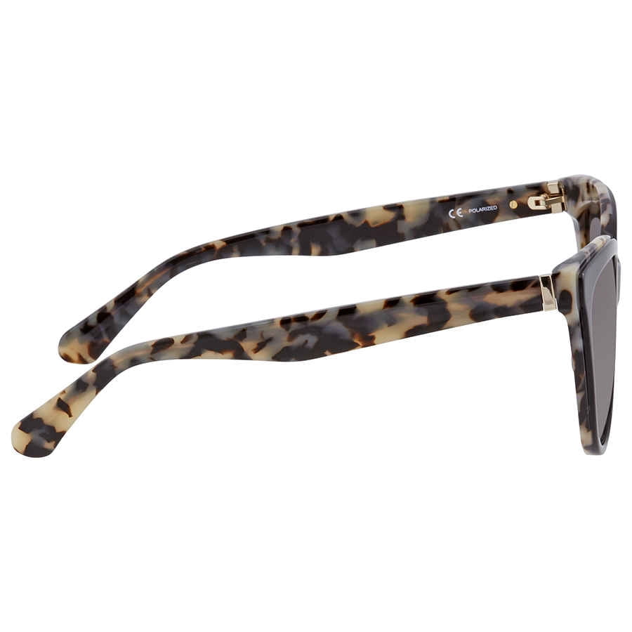 Kate Spade New York Women's Daesha Round Sunglasses Black Havana 56 Millimeters