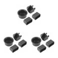 thumbnail image 2 of Guardoinrt 4x Black Prevent Damage With Replacement Hinge Pivots Lining Kit For Doors And Hinges 3Set, 2 of 6