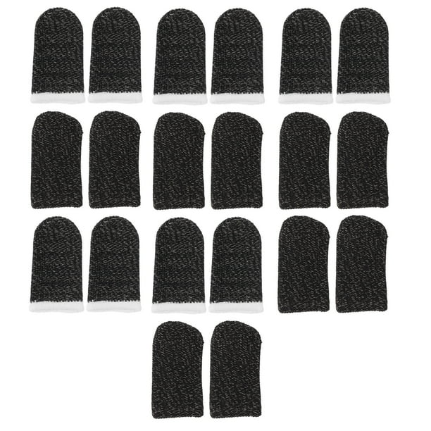 EeaseMX 10 pares de fundas antideslizantes para dedos resistentes al sudor, juego de fundas para dedos