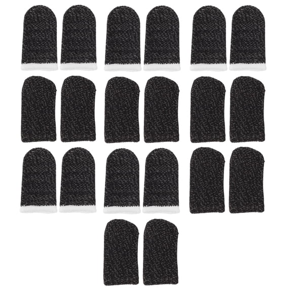 MasteelfCA 10 Pairs of Anti-slip Finger Sleeves Sweat-resistant Finger Stalls Game Supply