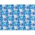 thumbnail image 2 of Zelouf Springtime Vine On Stretch Cotton Sateen  , Sewing, DIY, Crafts Fabric by the Yard, 464 Blue/turq, 1 Yard, 2 of 2
