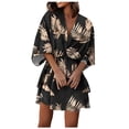 thumbnail image 1 of Vestidos Para Mujer Vestidos Casuales Moda Estampado Erógeno Sin Mangas Bolsillos Mini Vestido Odeerbi  ODB152534, 1 of 5