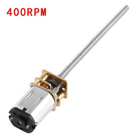 

BCLONG DC6V Mini Metal Gear Motor from 30 to 400RPM Long Shaft Screw Thread M3x55mm