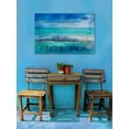 thumbnail image 3 of "Blue Relax" Painting Print on Wrapped Canvas, 3 of 7