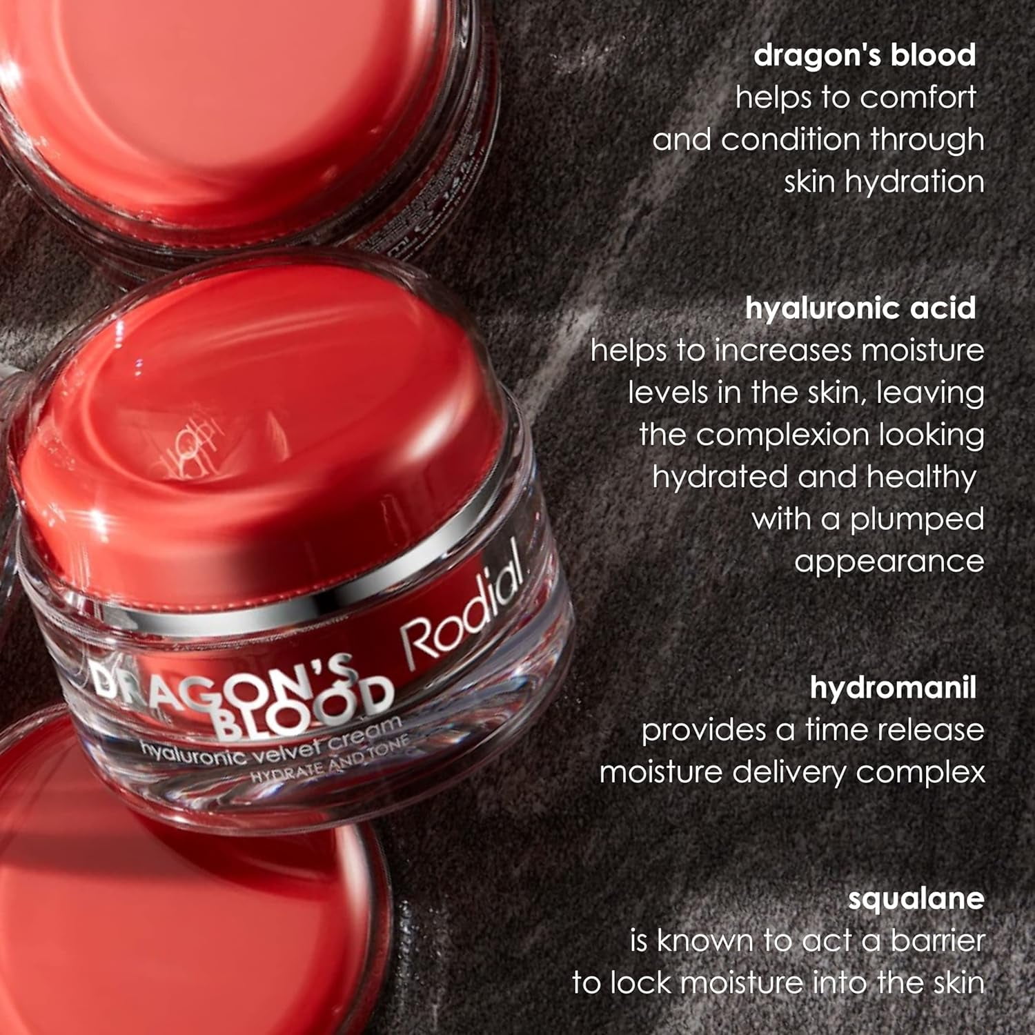 Rodial Dragons Blood Hyaluronic Velvet Facial Cream 50ml
