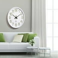thumbnail image 1 of 12 30cm Luminous Wall Clock Quartz Clock Bedroom Living Room Clock Simple Clock, 1 of 8
