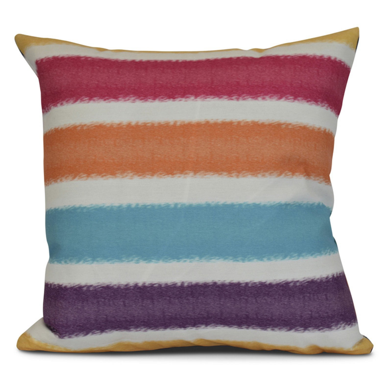 Simply Daisy, Fun in the Sun, Stripe Print Outdoor Pillow