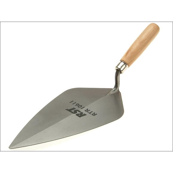 R.S.T. - London Pattern Brick Trowel Wooden Handle 11in