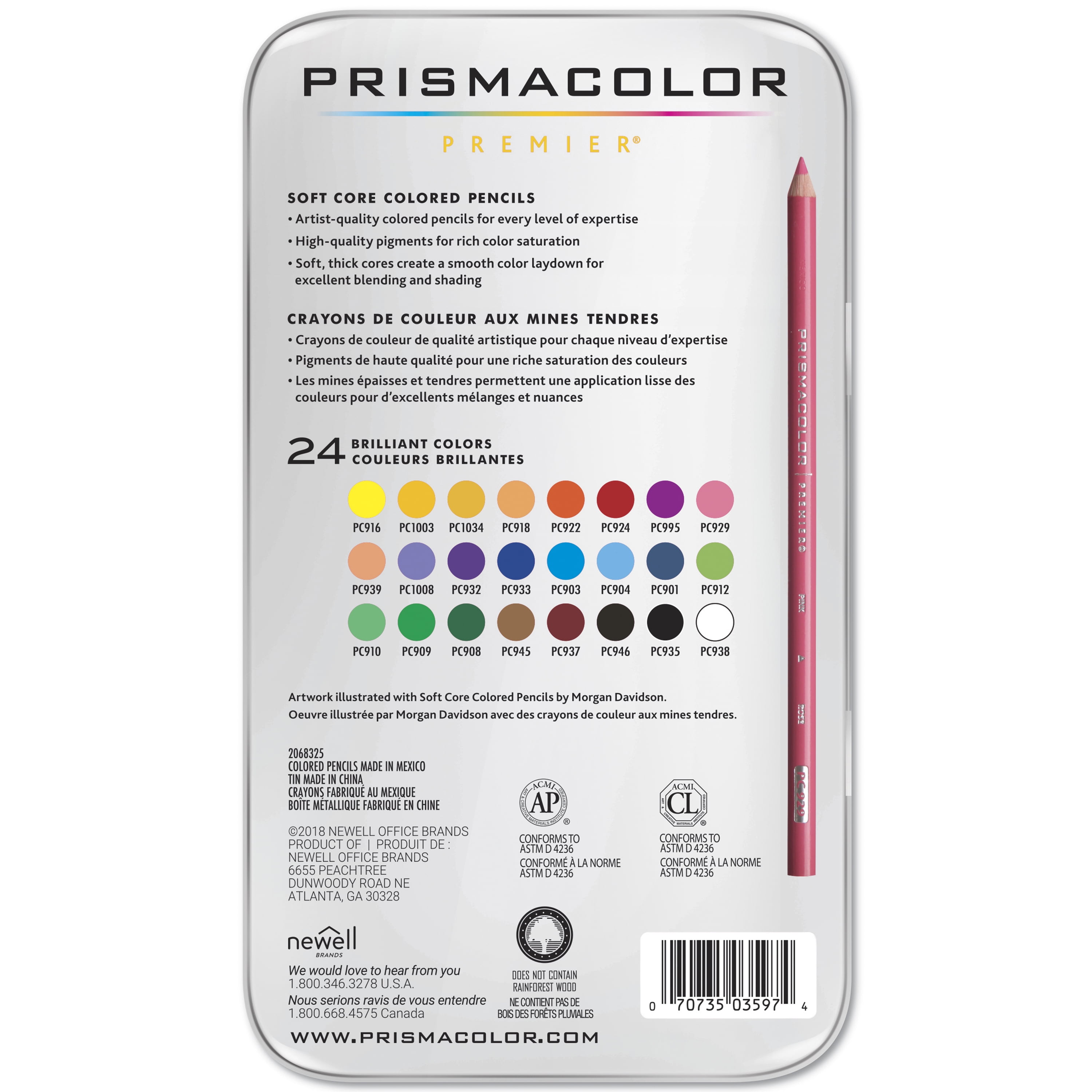 Generic 24-Color Art Colored Drawing Pencil Set - Bgoing Premier