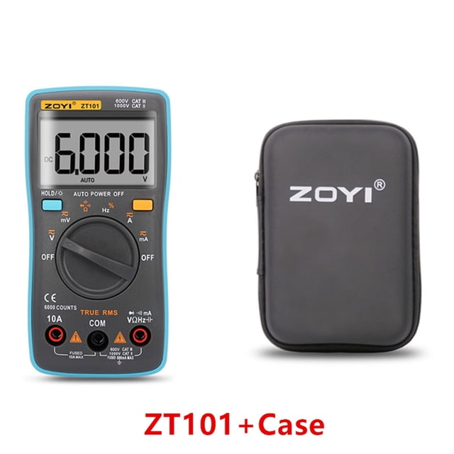 ZT101 ZT102 ZT102A Digital Multimeter DC AC Voltage Current Resistance Diode Capacitance Temperature Tester Digital Multimeter ,High Efficiency