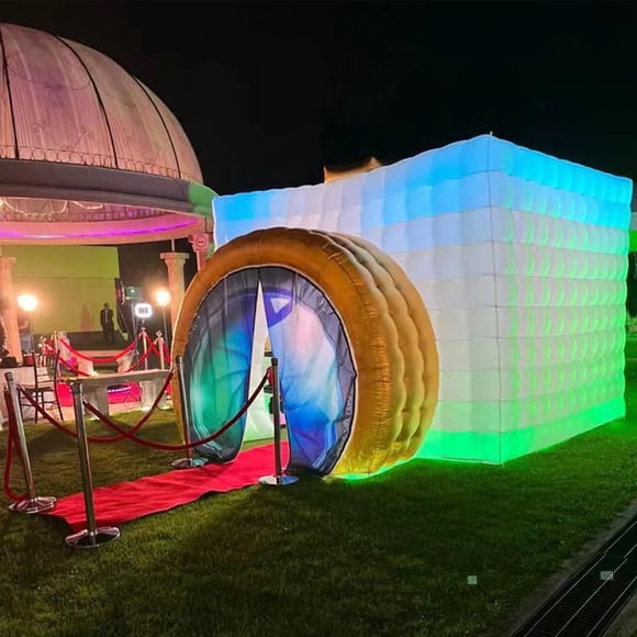 Carpa inflable para fiestas SAYOK, discoteca inflable, 3,5 x 2,8 x 2,5 m
